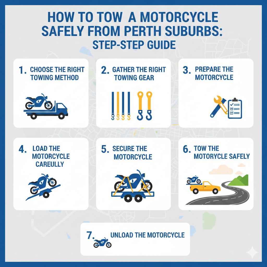 How to tow a motorcycle safely